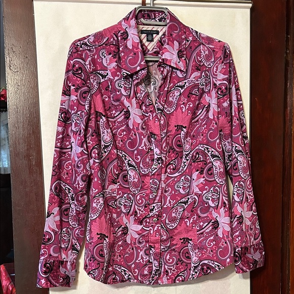 Tommy Hilfiger Tops - TOMMY HILFIGER Floral Paisley Shirt, size large